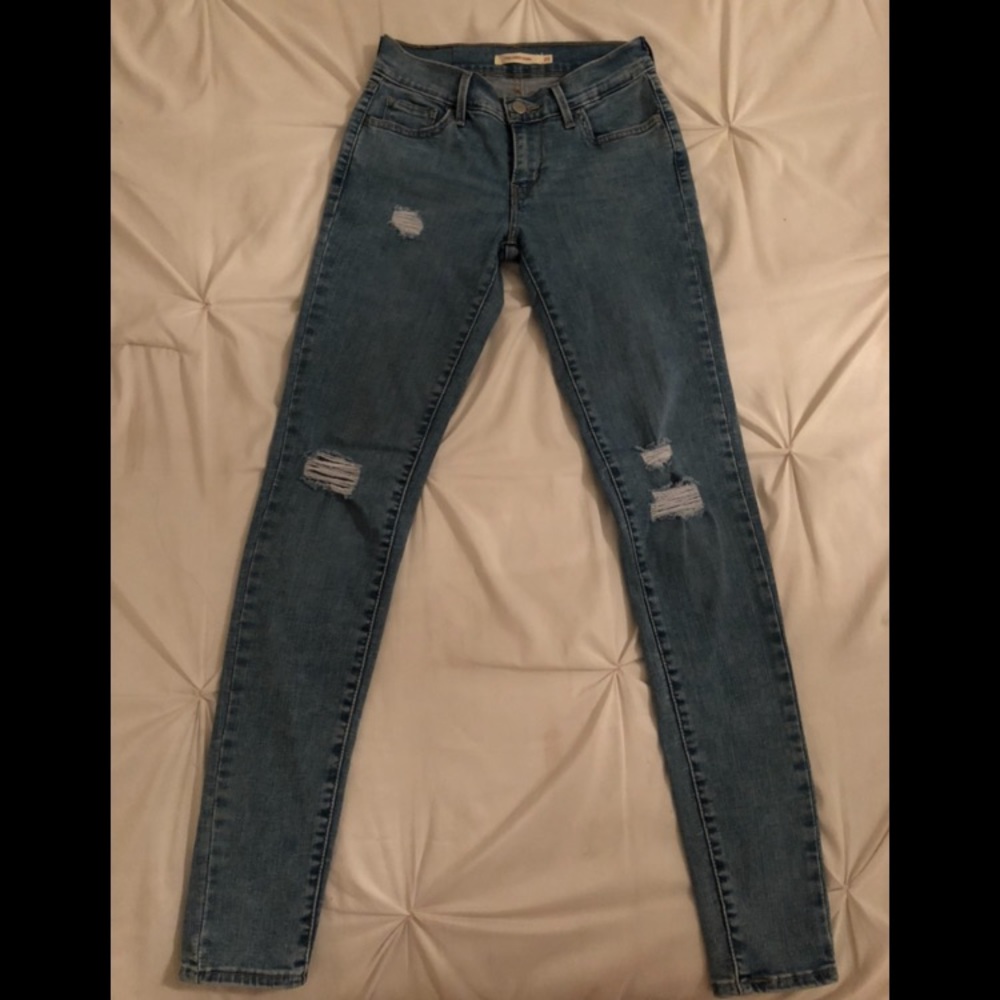 COPY - Vintage Levi’s super skinny low rise jeans